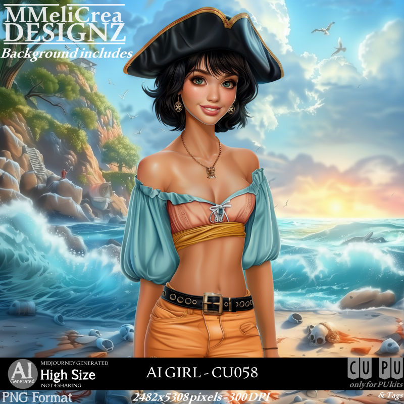 (image for) AI - GIRL CU058 (CU4PU/PNG)